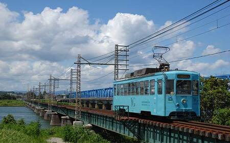 万葉線7000形電車貸切（高岡駅～越ノ潟駅区間内 片道） チケット 体験チケット 乗車券 鉄道乗車券  FAD-0001