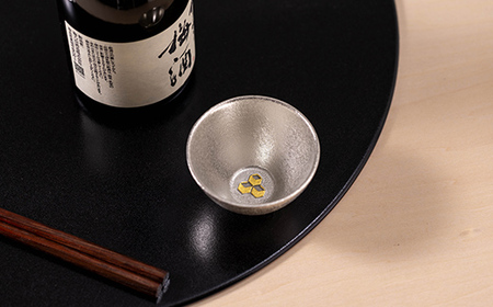 ぐい呑 吉祥紋 ５ヶ入 能作 酒器 錫 器 盃 杯 ギフト セット 工芸  FAD-2011