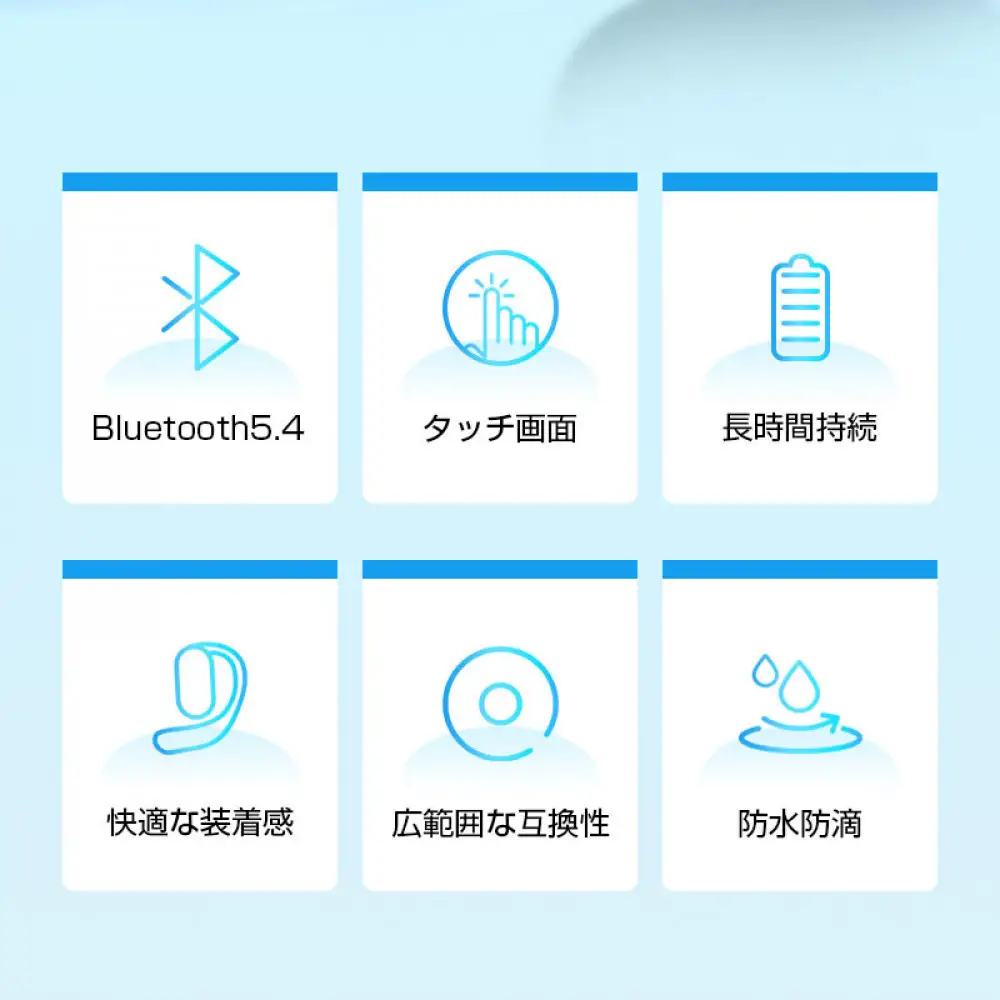空気伝導イヤホン Bluetooth5.4 2.01インチ液晶付き 【2025最新型 タッチパネル搭載】周囲の音が聞こえる 耳掛け型 TWS＆OWS オープンイヤー式 Hi-Fi高音質 ENCノイズキャンセリング 左右分離型 コンパクト 安定装着 Type‐C充電 携帯便利 90日安心保証付き 日本語取扱説明書