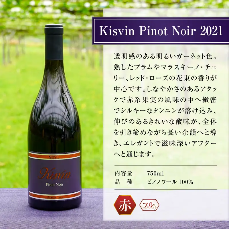 ワイン 【数量限定】Kisvin Winery（キスヴィンワイナリー）赤・白・ロゼワイン5本セット（NS）M9-640