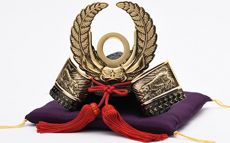 銀雅堂 徳川家康公兜 置物 戦国武将 お土産 ギフト 初節句 男の子 グッズ インテリア 民芸品 工芸品 伝統技術 人形  FAD-0184
