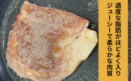 707 常陸牛 サーロイン芯ステーキ ステーキソース付 黒毛和牛 約300g (約100g×3枚)【吉川商事】