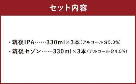 クラフトビール 2種 6本 セット （330ml×6本 計1980ml） ／ ビール お酒 酒 アルコール 家飲み 晩酌 ギフト 贈答 贈り物 プレゼント