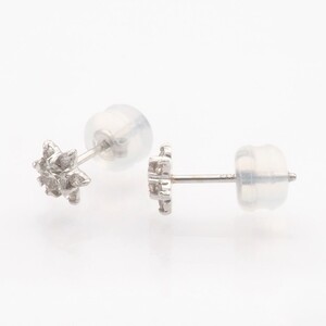 PT900 0.24ct ダイヤモンド ピアス　FFP-000346