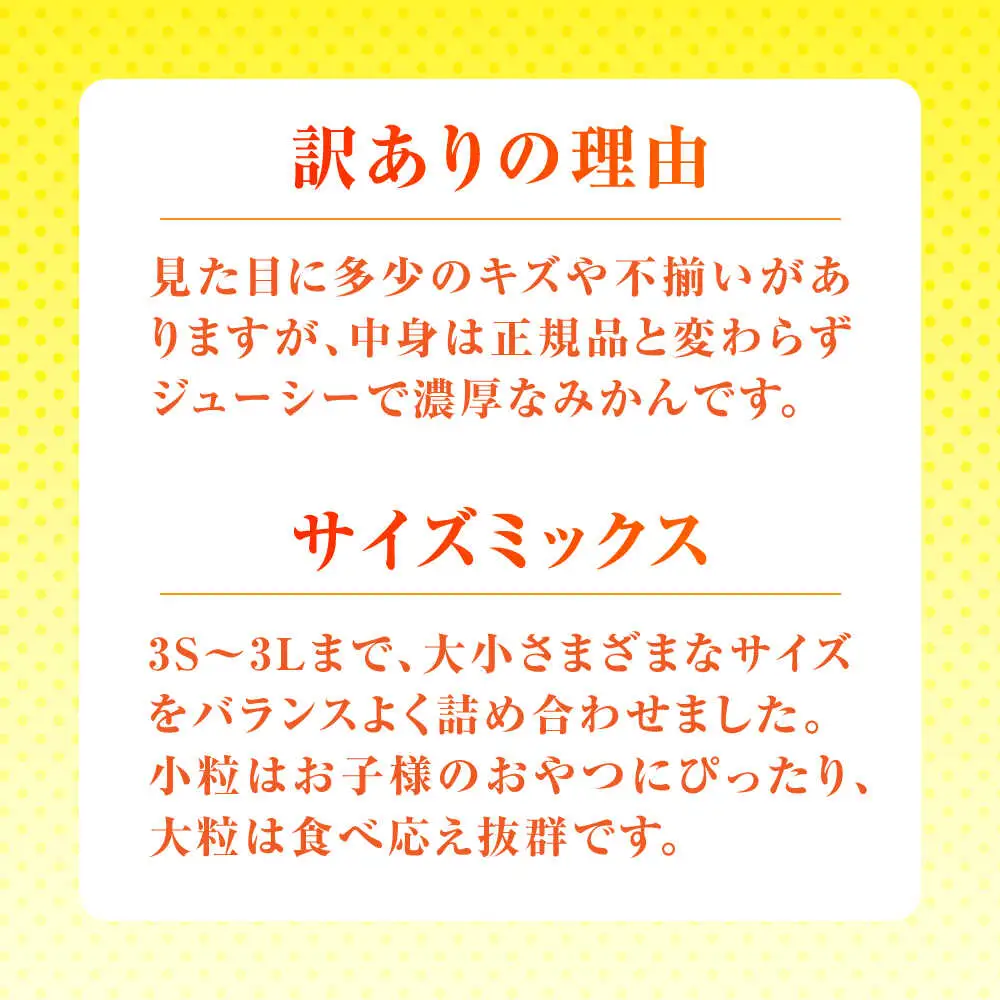 【先行予約】 温州みかん 訳あり サイズミックス 3S-3L 約5kg みかん 蜜柑 サイズ 不選別 家庭用 柑橘 フルーツ 果物 【日本フルーツ株式会社】[ZFJ050]