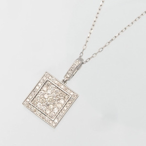PT900/PT850 0.5ct ダイヤモンド ペンダントネックレス　FHH-019832