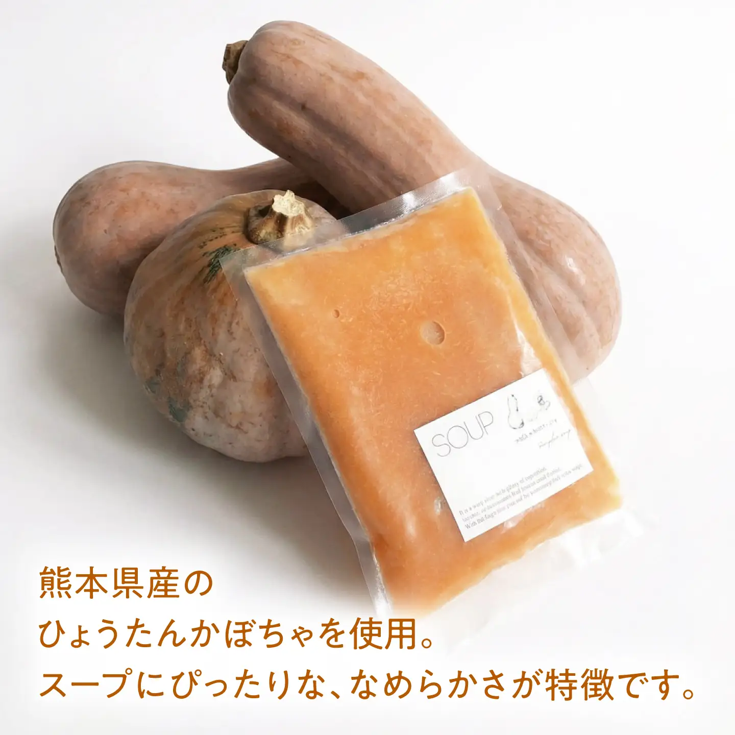 熊本県産 かぼちゃのスープ 約180g×5パック 【SOUP LAB】[AYAK013]