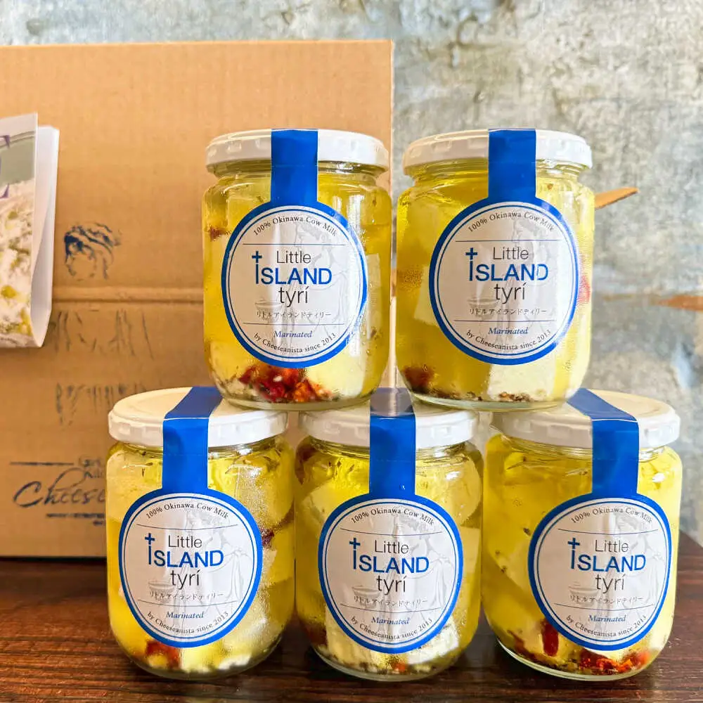 Cheeseanista チーザニスタ Little Island tyri リトルアイランドティリー (ギリシャ風マリネードチーズ 牛乳×5) 沖縄市 / Little GREEK Kitchen[BCAT002]