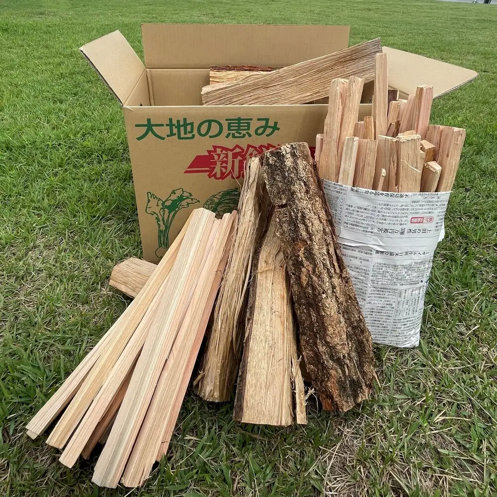 焚火用 薪セット 15kg（ナラ薪13kg、細薪2kg）
