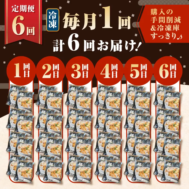 【 全6回 定期便 】鹿児島県産 親子丼 の 具（8食分） K258-T07_08a 肉 鶏肉 惣菜 総菜 冷凍