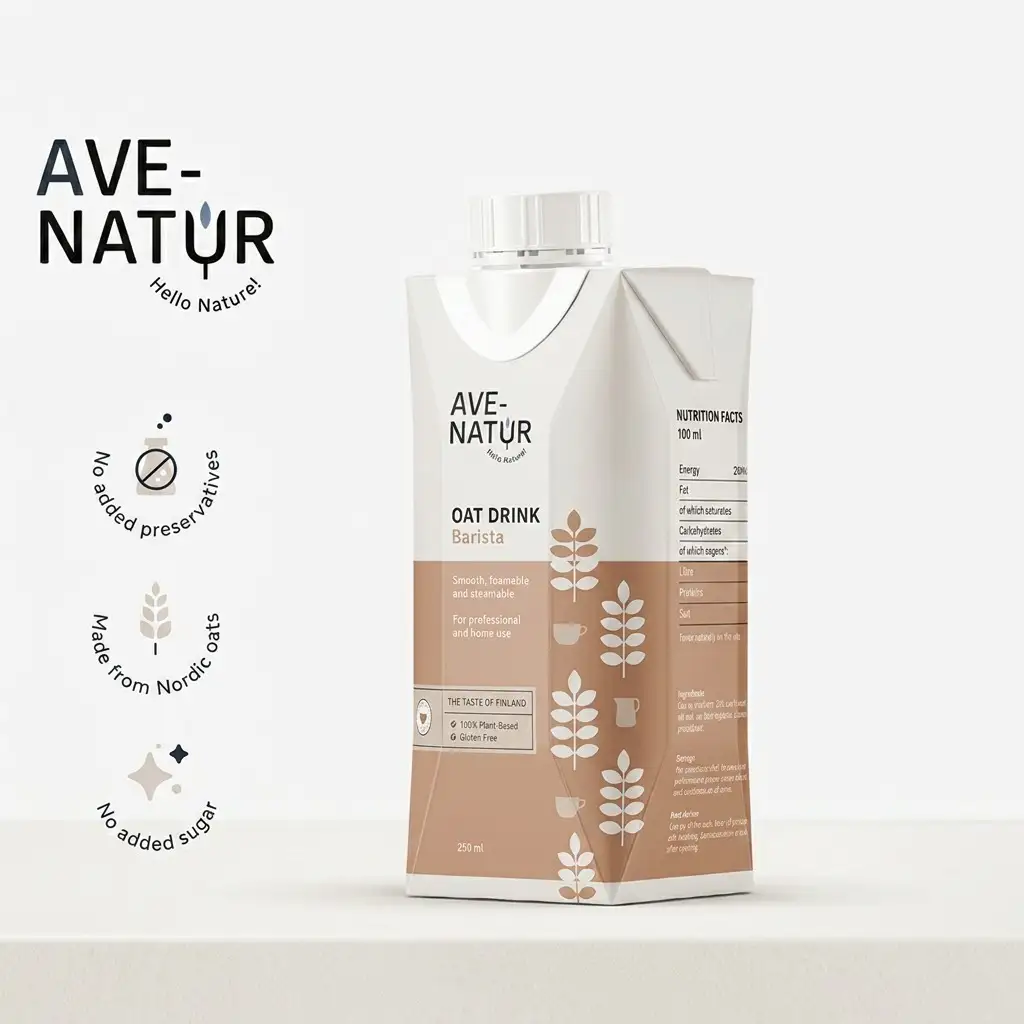 オーツミルク AVE-NATUR オーツ麦 砂糖不使用 オーツミルク【250ml×40本】