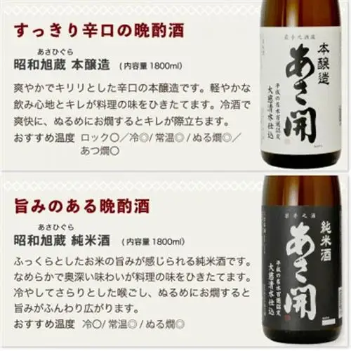 ★あさ開★鉄板日本酒福袋　1800ml×計5本【1633909】