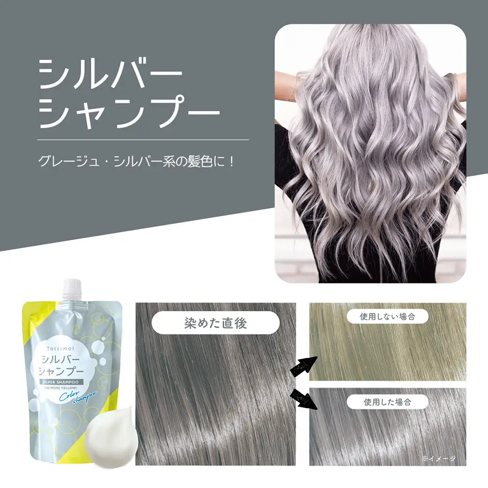 Tottimo! カラーシャンプー　シルバー　500ml
