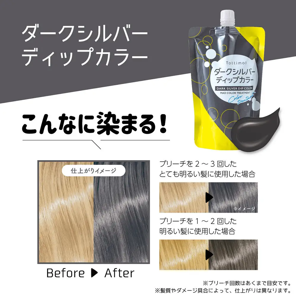 Tottimo! ディップカラー　ダークシルバー　500g