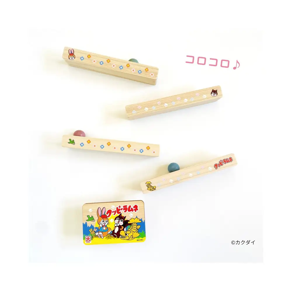 クッピーラムネ×クッコル やさしい木のレール コロコロ遊び なごや限定品 木のおもちゃ 木製玩具