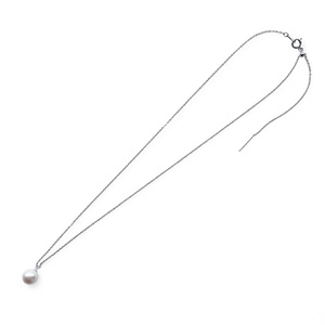 真珠 ペンダント 8.0mm SV シルバー アコヤ真珠 アクセサリー ネックレス ファッション akoya パール フォーマル カジュアル プレゼント ギフト 贈り物 贈答品 お祝い 誕生日 記念日 冠婚葬祭 慶事 弔事 結婚式 卒業式 入学式 国産 三重県 伊勢 志摩 南伊勢町 / パールシルバーペンダント8.0mm