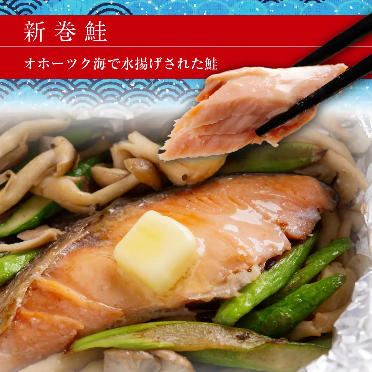 定期便 2大鮭の食べ比べ 新巻鮭・紅鮭 各5切れパックセット 全6回 ABB193
