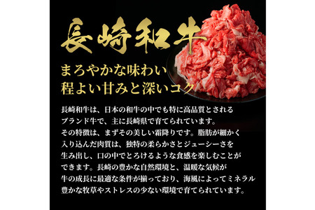 AI260 長崎和牛 すき焼き しゃぶしゃぶ 切り落とし 300g