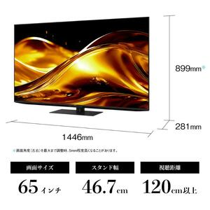 テレビ 65型 4K mini LEDテレビ シャープ SHARP AQUOS アクオス 65V型 4T-C65HV1 Google TV YouTube Netflix 内蔵 大画面 高画質 高音質 リビング 家族 映画 ゲーム 法人用 会議室 家電 電化製品 送料無料