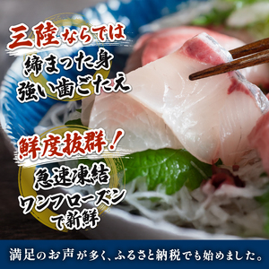 【 カンパチ 】 カンパチ刺身2.5kg