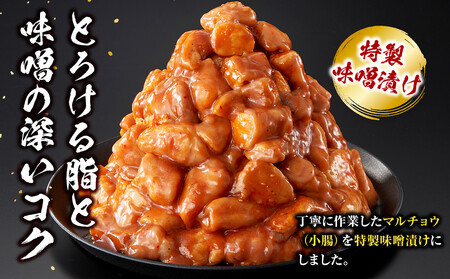 ＜訳アリ＞牛マルチョウ　特製味噌漬け　1.8kg(300g×6）【2026年9月発送】