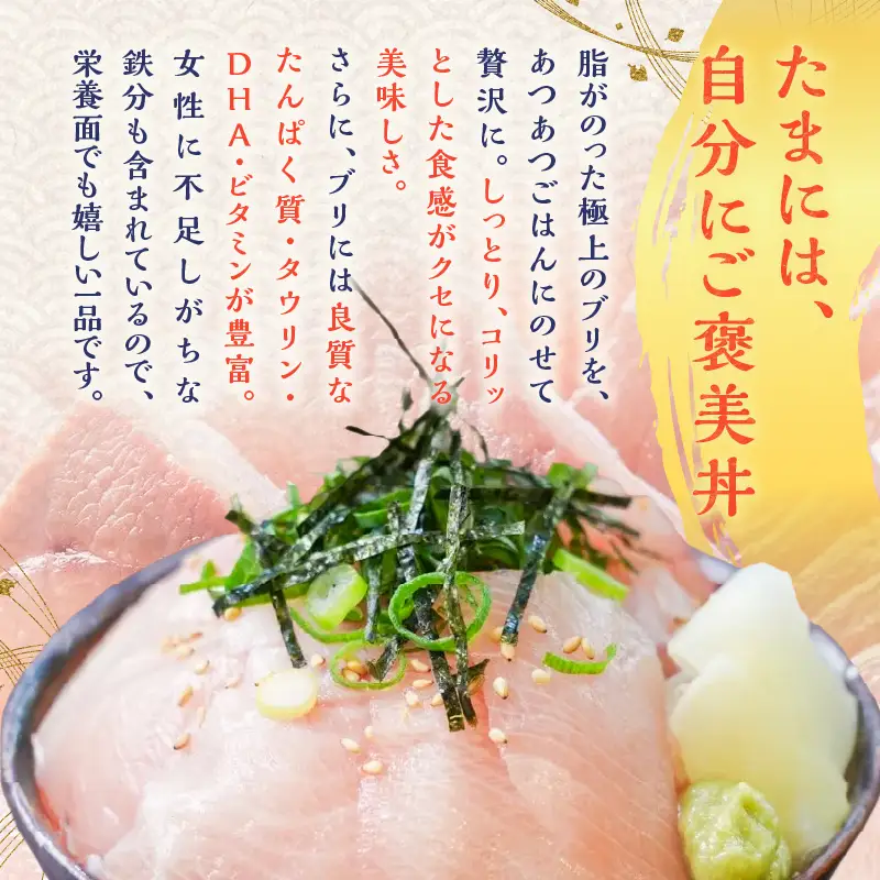 鹿児島産 ブリ丼 70g×5セット K100-013 魚 冷凍