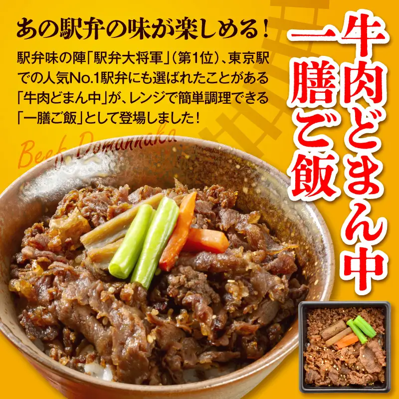 弁当 牛肉どまん中 一膳ご飯 160g×6個 牛丼 弁当