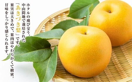 【先行予約】 梨の山茂梨園 あきづき梨 5玉から7玉（約2.5kg）【2026年9月上旬～下旬発送予定】 梨 なし ナシ 果物 くだもの フルーツ 果実 果汁 5玉 7玉 あきづき