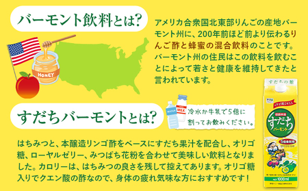 すだちバーモント 1000ml（5倍希釈）1本