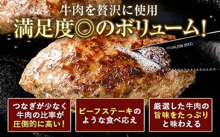 ボリューム満点！ビーフ100％ハンバーグ900g 180g×5パック(個包装) F6L-1329