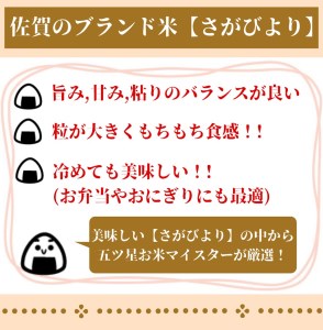 CID72_有機肥料を使って栽培した≪特選さがびより≫みやき町産【玄米5kg】