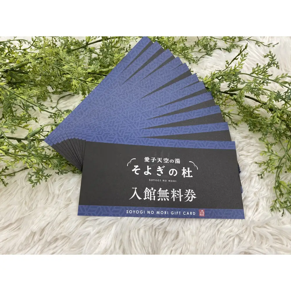 愛子天空の湯 そよぎの杜 入館無料券11枚