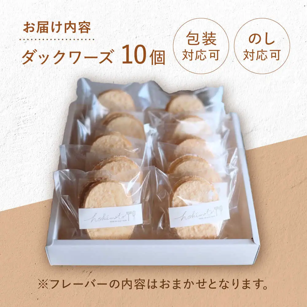 ダックワーズ おまかせ10個セット / hokimoto[AWCF008]ダックワーズ