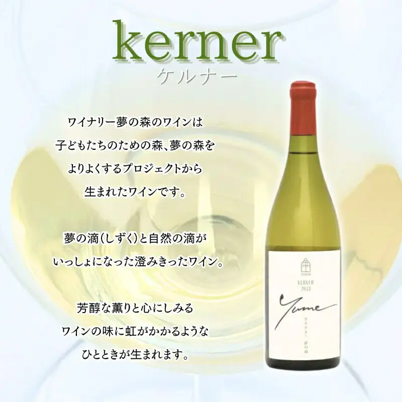 【数量限定】余市「ワイナリー夢の森」ケルナー2023 750ml 《３本セット》_Y034-0120