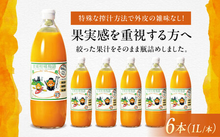 みかんジュース1L×６本セット【3月下旬から順次発送】 みかんジュース[AGBW006]