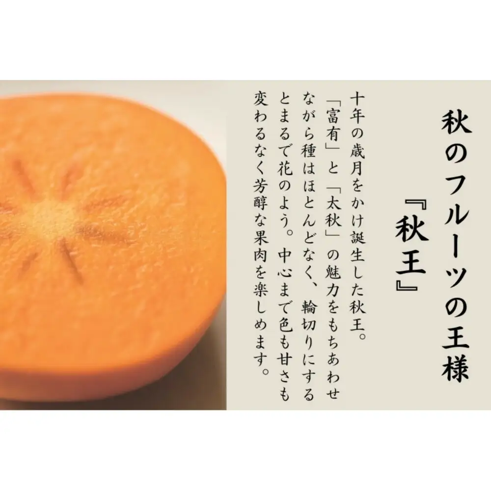 ＜2026年11月上旬から中旬 発送＞福岡県オリジナル品種【秋王】（柿）約3.5kg 柿