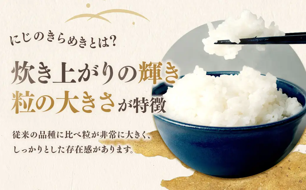 岡山県産にじのきらめき5㎏×1袋 【2026年8月下旬迄発送予定】米 お米 精米 国産 にじのきらめき 岡山県 美咲町