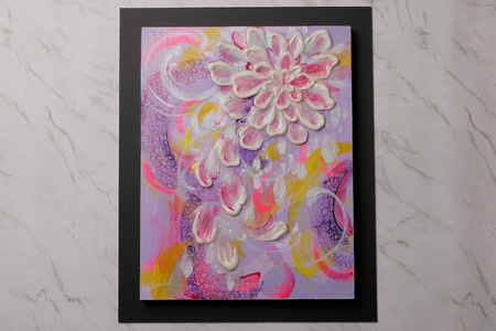 【京阪百貨店厳選】坂本 幸雪　シュガーアート（風花）　F6サイズ：410×318㎜_OS048-0043-8