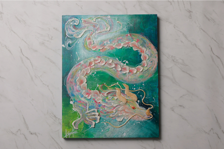 【京阪百貨店厳選】坂本 幸雪　シュガーアート（薫風）　F6サイズ：410×318㎜_OS048-0043-10
