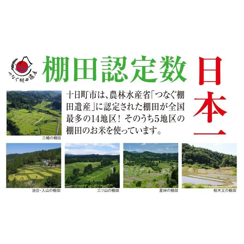無洗米5kg　令和7年産新潟県十日町市魚沼産コシヒカリ「つなぐ棚田米」 米 こしひかり 無洗米 十日町市