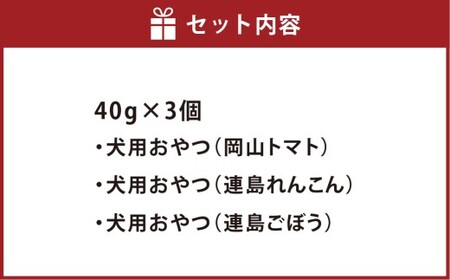 犬用カリカリおやつ【倉敷ざんまい】 40g×3個（計120g） ペットフード 犬 ペット ドッグフード カリカリ 犬用おやつ 健康 低カロリー 日用品 雑貨