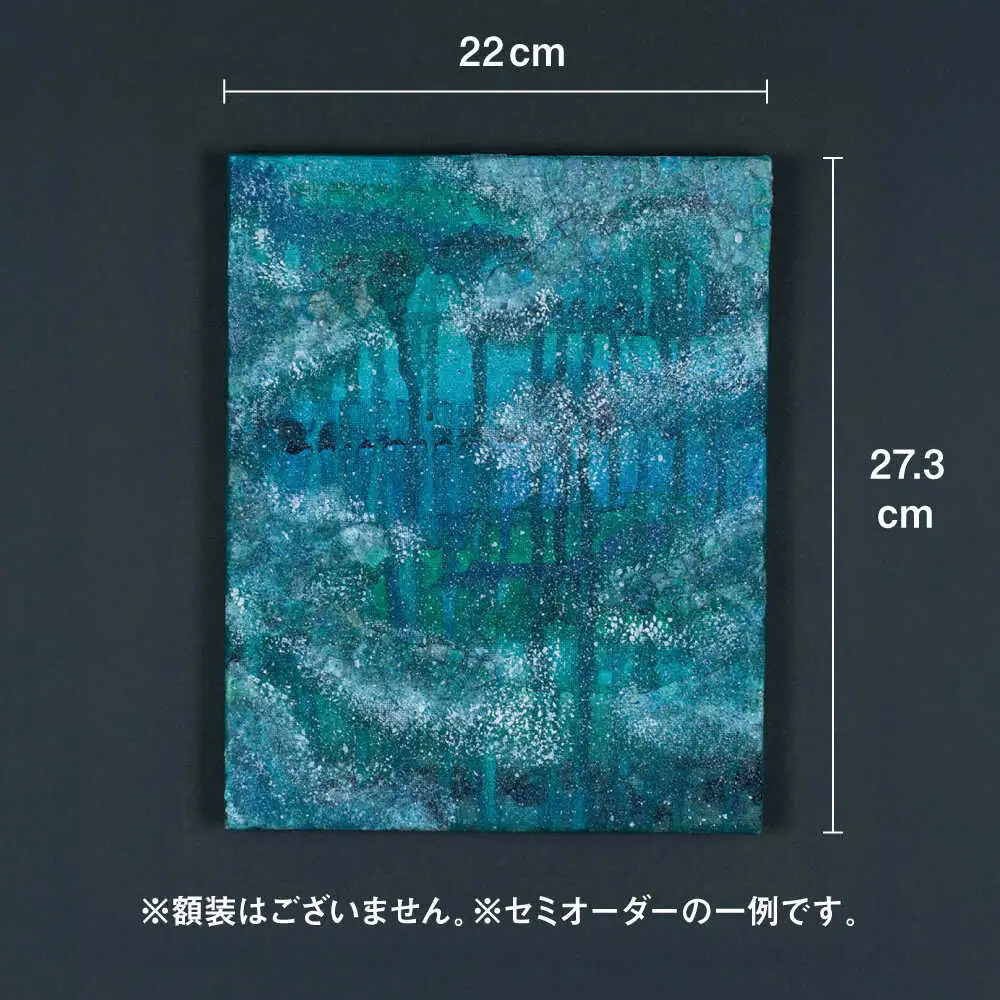 絵画作品（原画）F3号サイズ・額装なし 糸島市 / yaccka アート作品[ACN011]