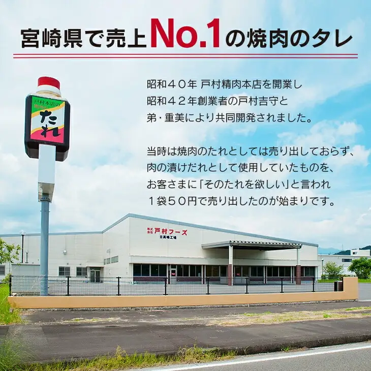 戸村本店 焼肉のたれ 3種 セット 合計12本_C171-26