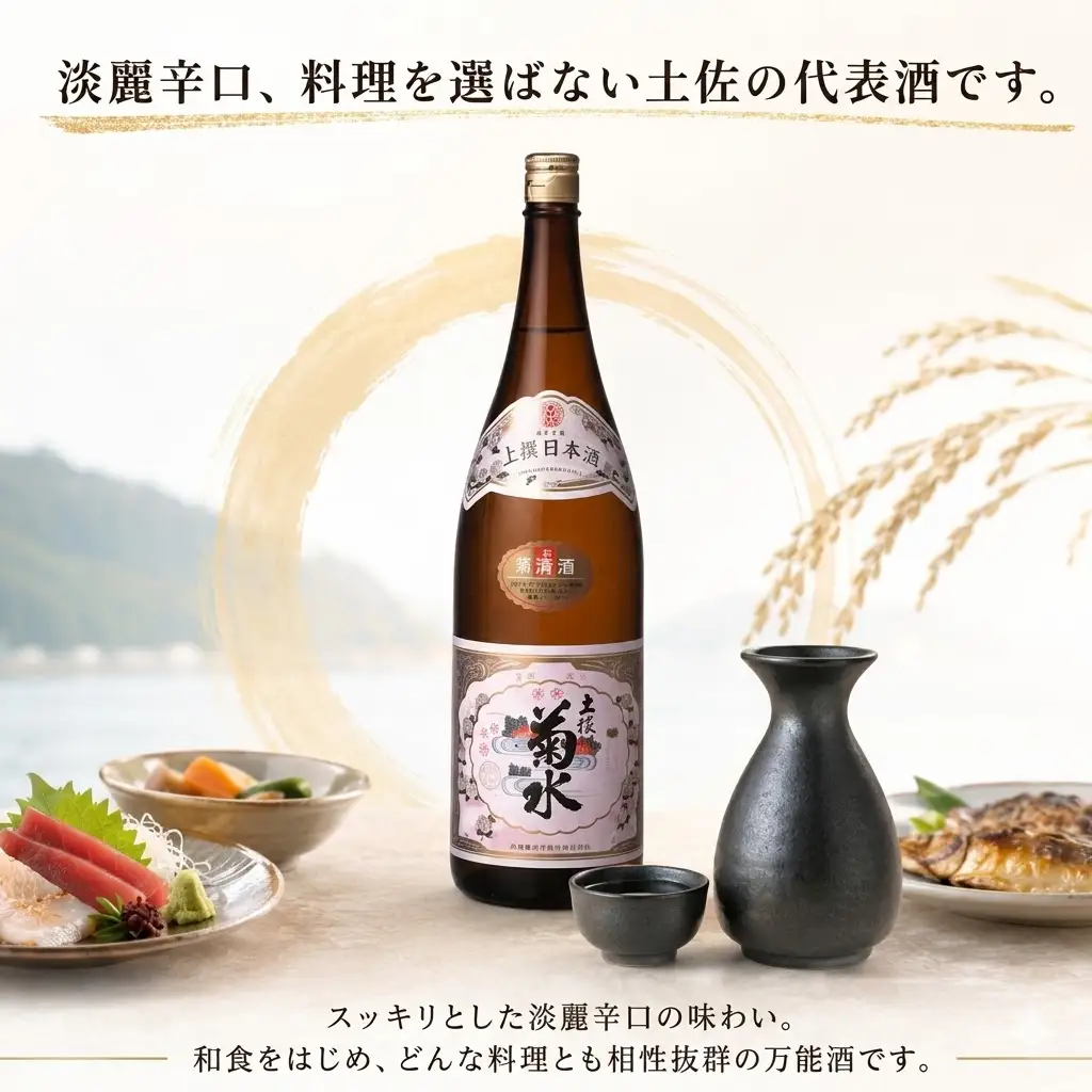 上撰 菊水 1800ml 1本 | お酒 高知県 安芸市