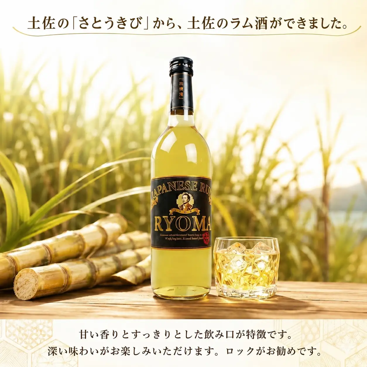 ジャパニーズラム 龍馬 720ml 2本 | お酒 高知県 安芸市