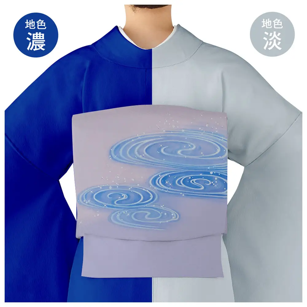 【和装振興応援プロジェクト】歳時記3月2「水温む」京手描友禅 染帯｜染帯 着物 織物 人気 おすすめ [ 手描友禅 帯 染匠 職人 歳時記 人気 おすすめ ギフト プレゼント お取り寄せ 通販 送料無料 ふるさと納税 ]