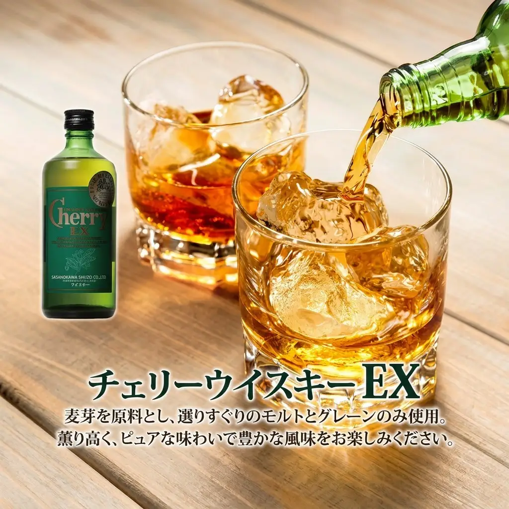 ウイスキーセット チェリーウィスキーEX アクシス ウイスキーセット【963 2種】【無地熨斗 送料無料】