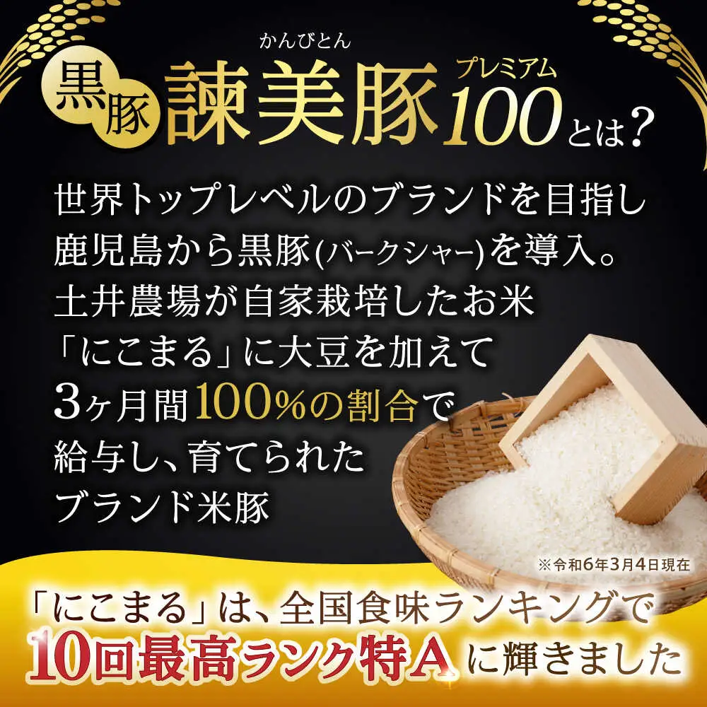 【12回定期便】黒豚諫美豚プレミアム100 バラ肉 しゃぶしゃぶ用 500g(250g×2P) / 豚肉 ぶたにく バラ ばら 豚バラ シャブシャブ しゃぶしゃぶ / 諫早市 / 株式会社土井農場[AHAD116]