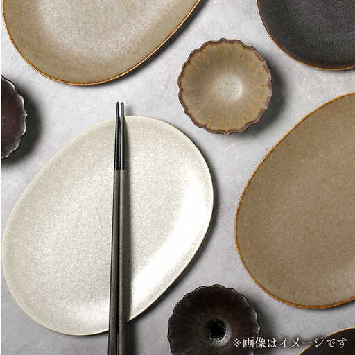 新品オマケ2個付】私の部屋 綿花結び 楕円鉢 食器5点セット 有田焼