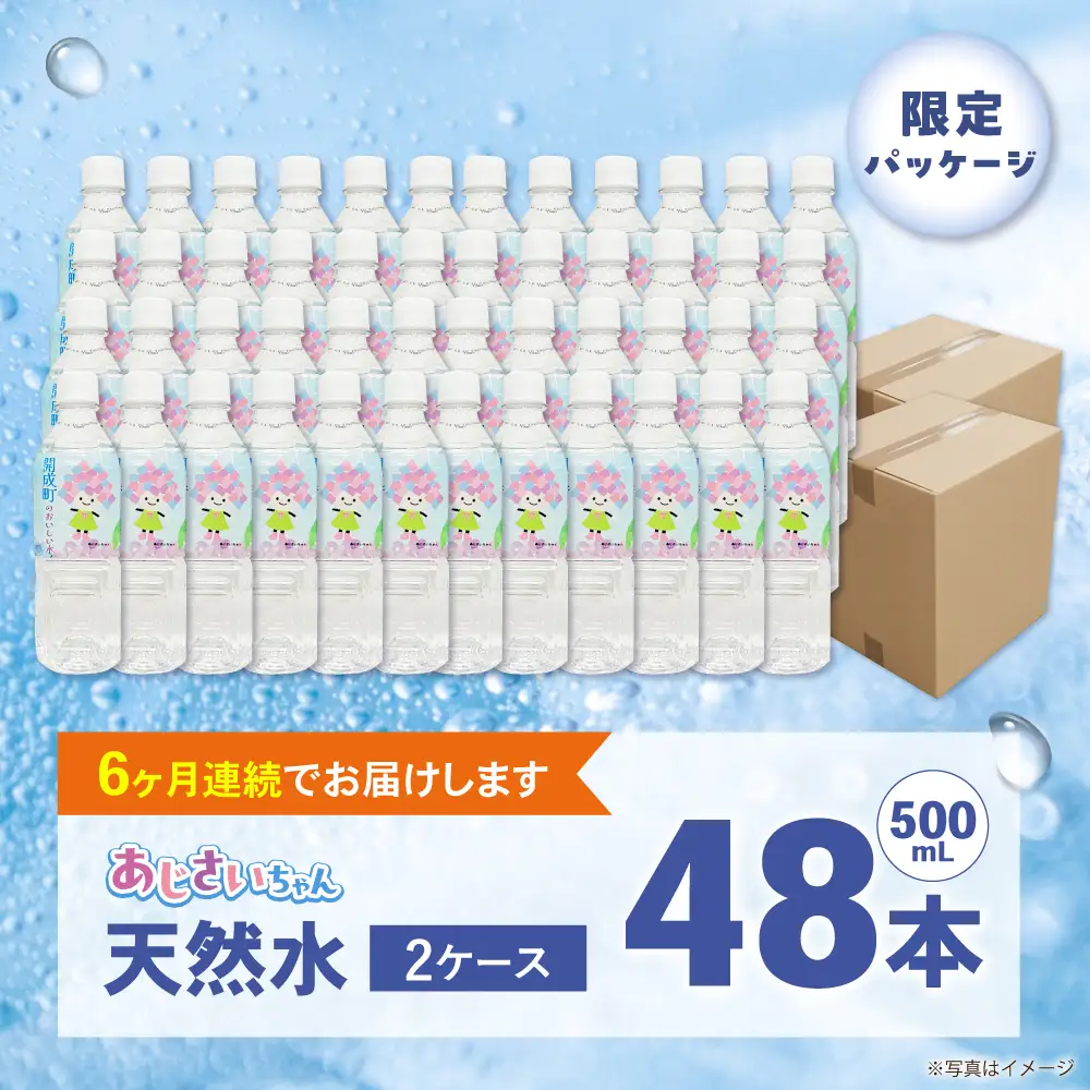 ミネラルウォーター【全6回定期便（毎月お届け）】ミネラルウォーター （500mL×24本）2箱 [BDBE003-11]
